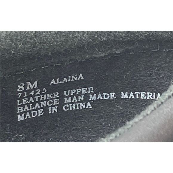 Jasmin Comfort Shoes Womens 8M Black Soft Suede Leather Alaina Slip On Loafers - Picture 12 of 14